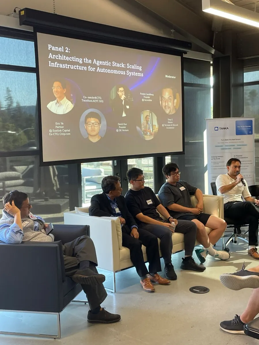 Panel on the agentic AI stack in the Bay Area with Fredric Lundberg